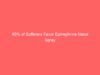 90% of Sufferers Favor Epinephrine Nasal Spray Over Auto-Injectors