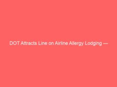 DOT Attracts Line on Airline Allergy Lodging — What Households Have to Know